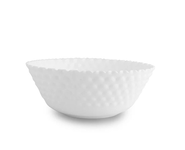 PARS OPAL round salad bowl white  24cm